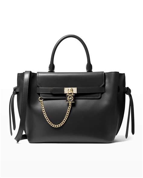 michael kors hamilton dunkelgrün|michael kors leather satchel.